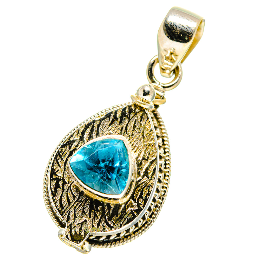 Blue Topaz Pendants handcrafted by Ana Silver Co - PD759722