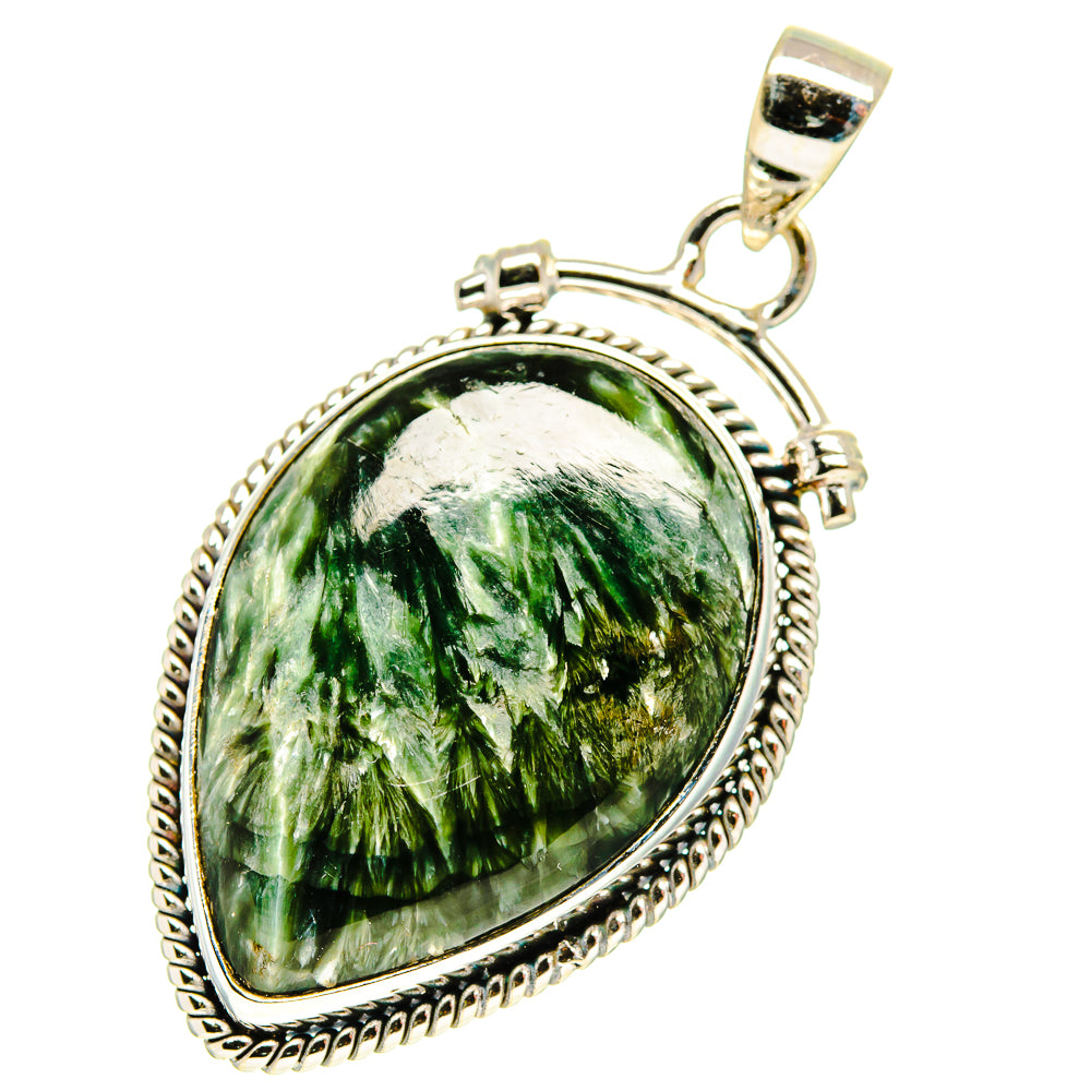 Seraphinite Pendants handcrafted by Ana Silver Co - PD759725