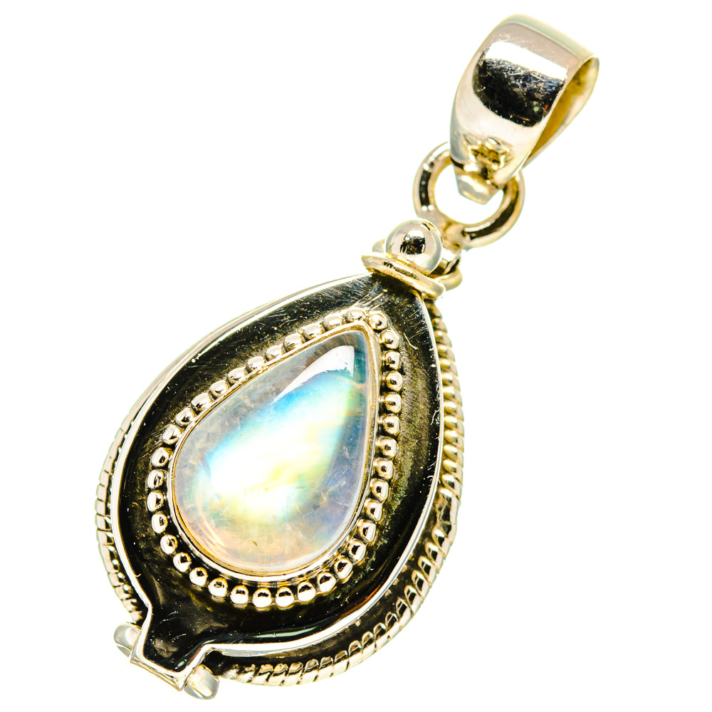 Rainbow Moonstone Pendants handcrafted by Ana Silver Co - PD759742