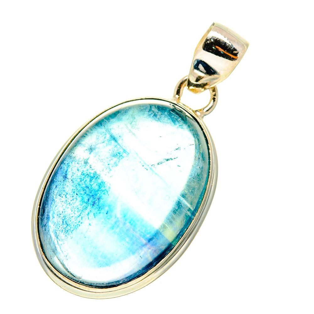 Blue Fluorite Pendants handcrafted by Ana Silver Co - PD759855