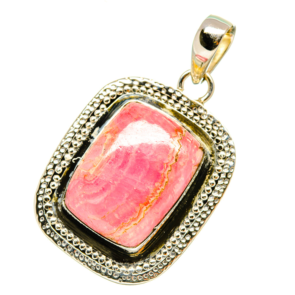 Rhodochrosite Pendants handcrafted by Ana Silver Co - PD4619