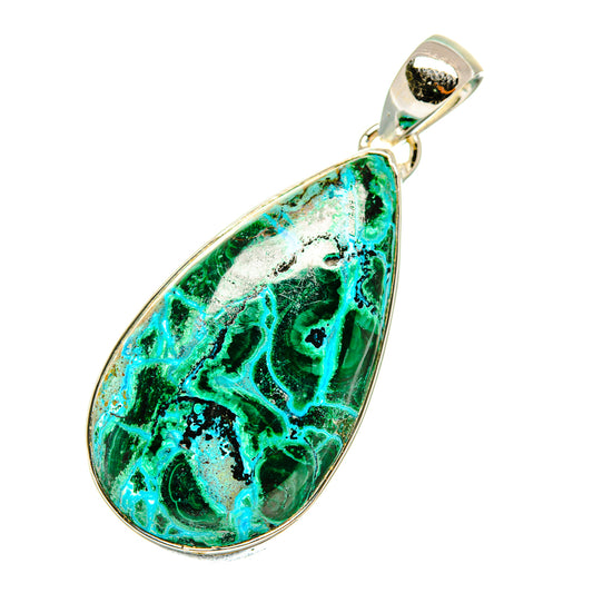 Chrysocolla Pendants handcrafted by Ana Silver Co - PD4642