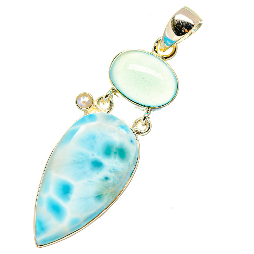 Larimar Pendants handcrafted by Ana Silver Co - PD4658