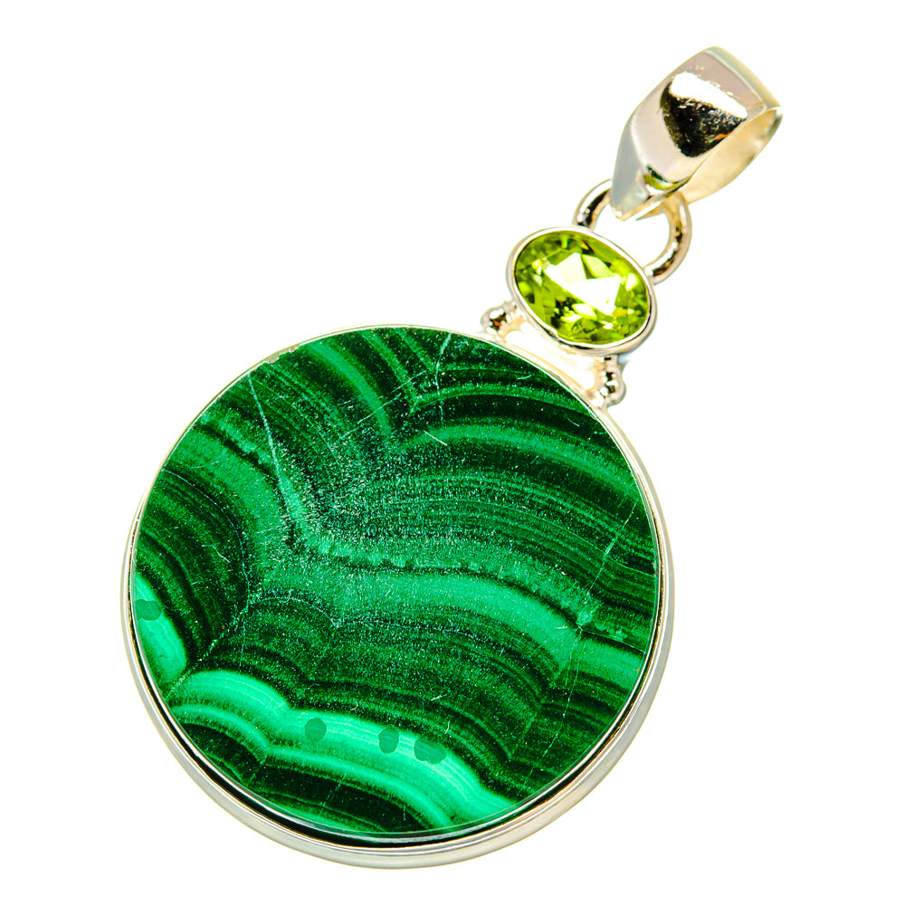 Malachite Pendants handcrafted by Ana Silver Co - PD4696
