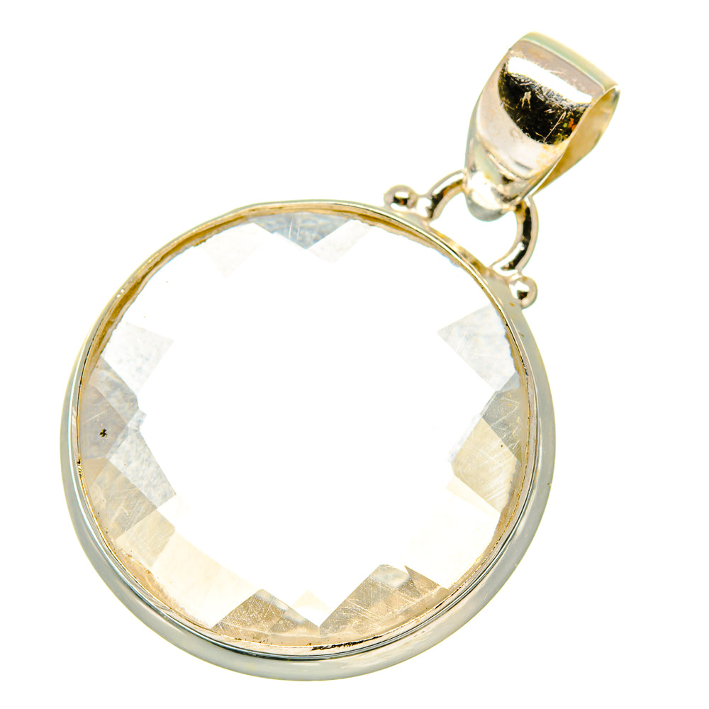 White Quartz Pendants handcrafted by Ana Silver Co - PD4729