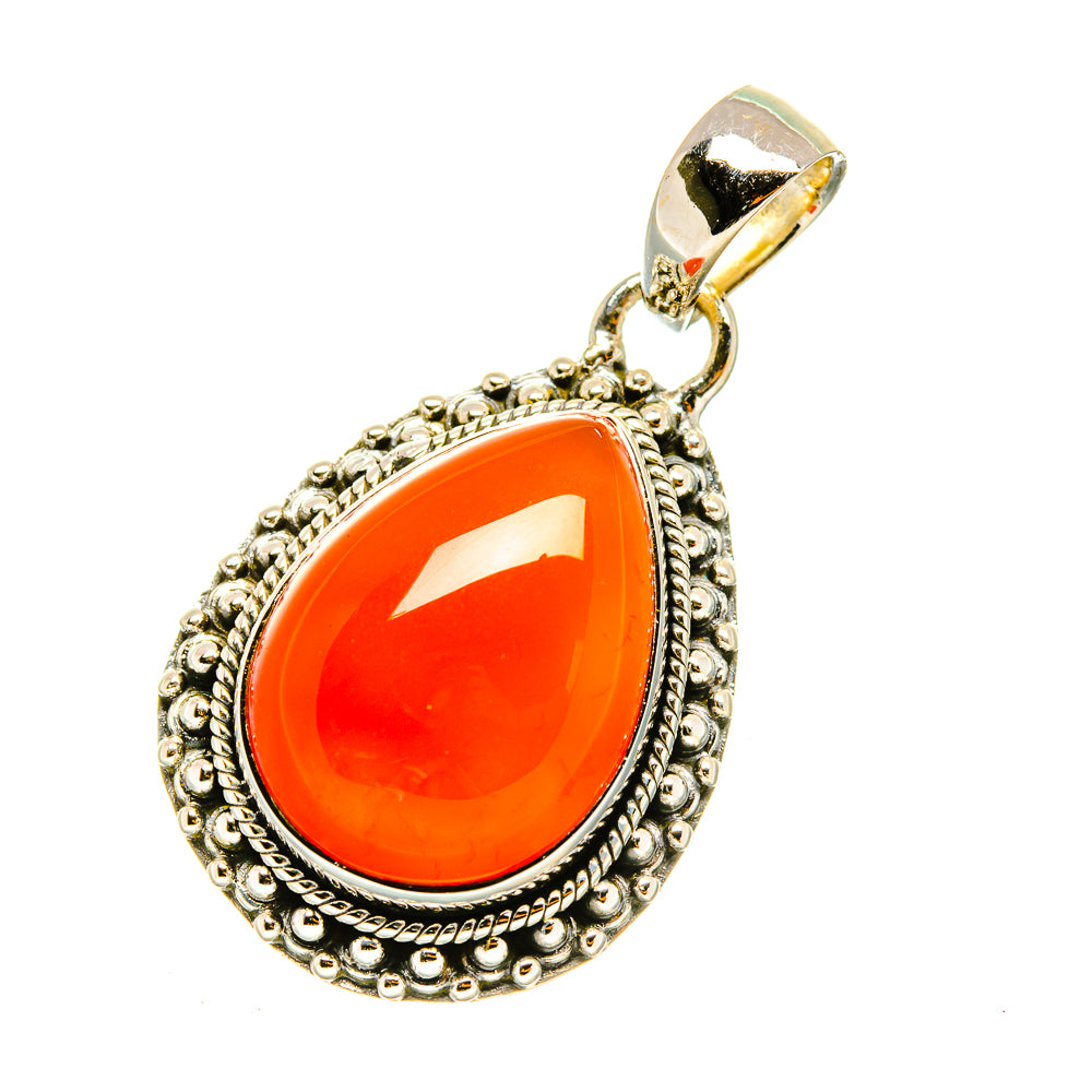 Carnelian Pendants handcrafted by Ana Silver Co - PD4757