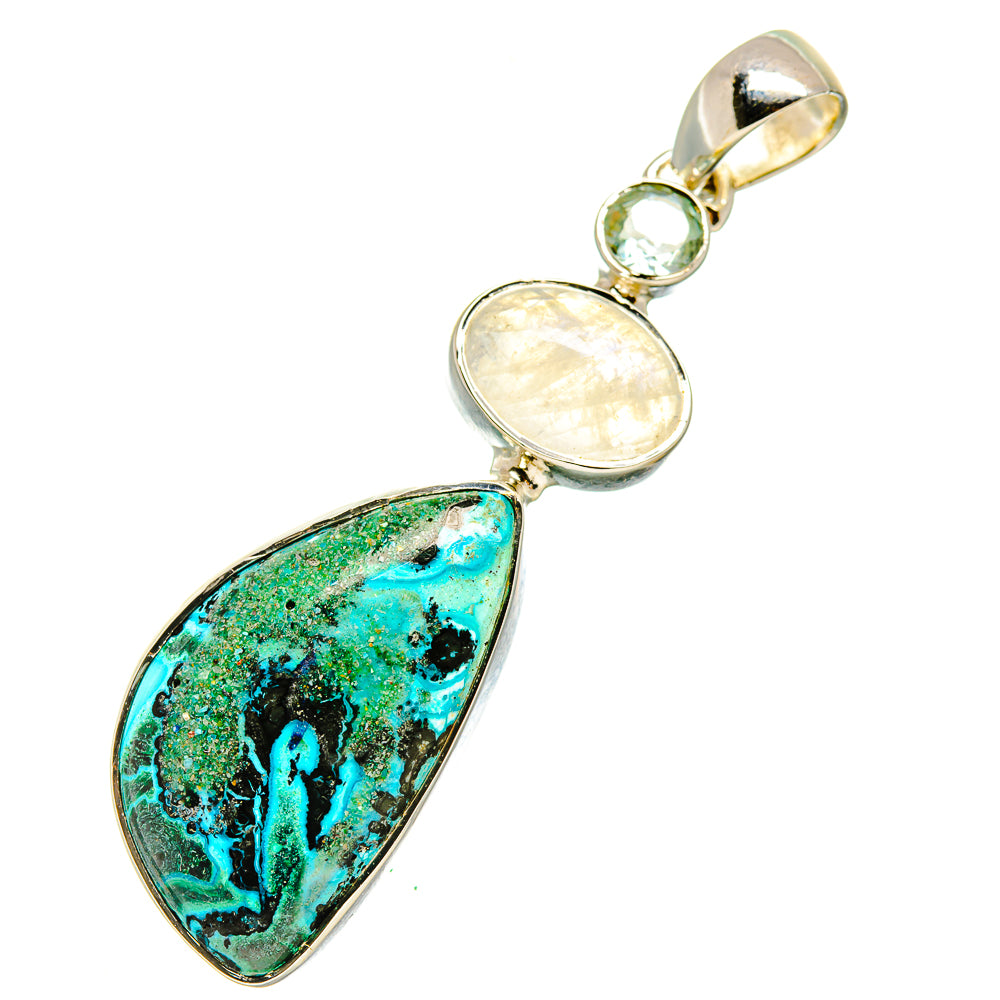 Shattuckite Pendants handcrafted by Ana Silver Co - PD4765