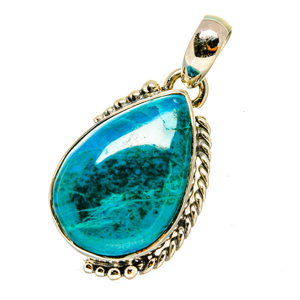 Chrysocolla Pendants handcrafted by Ana Silver Co - PD4767
