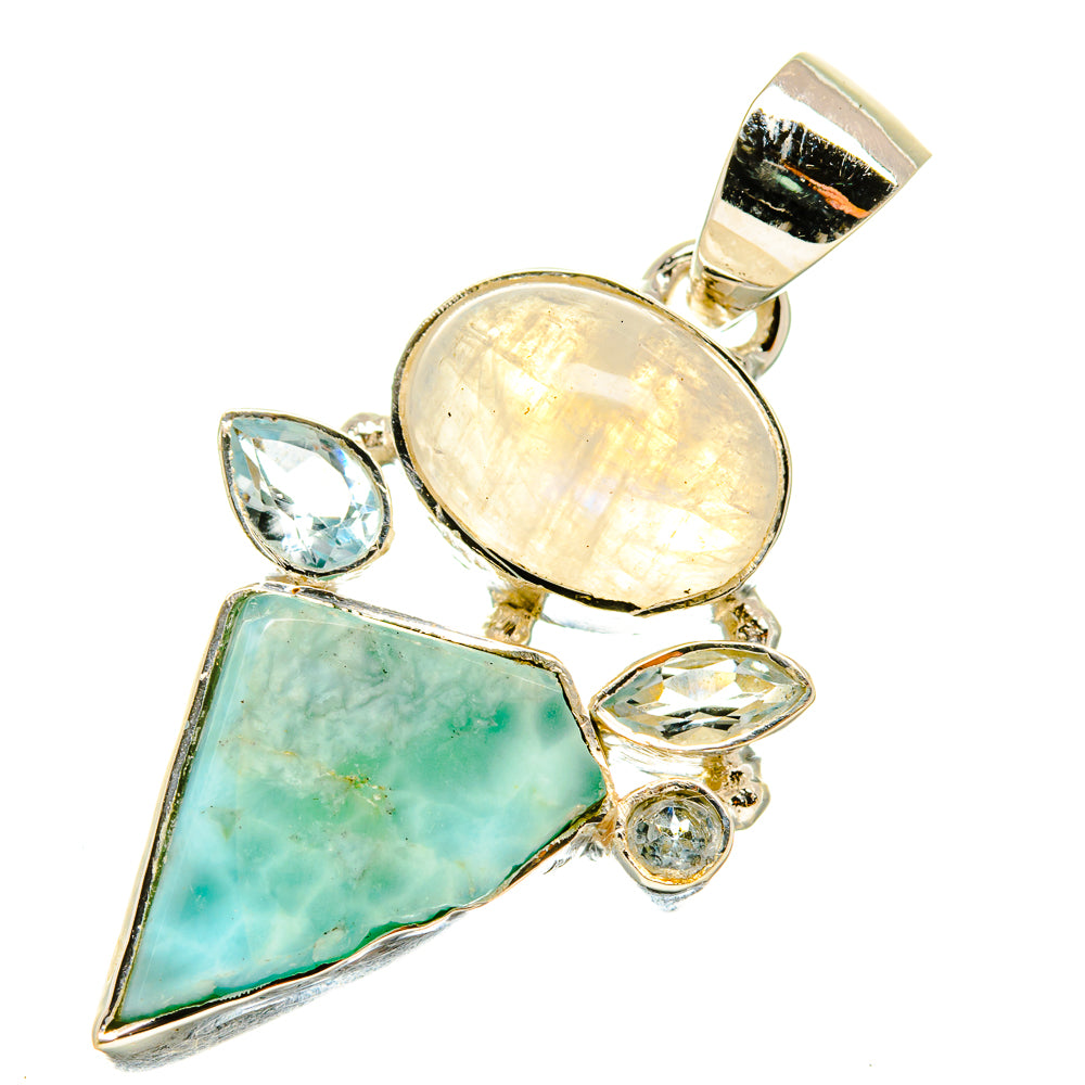 Larimar Pendants handcrafted by Ana Silver Co - PD4786