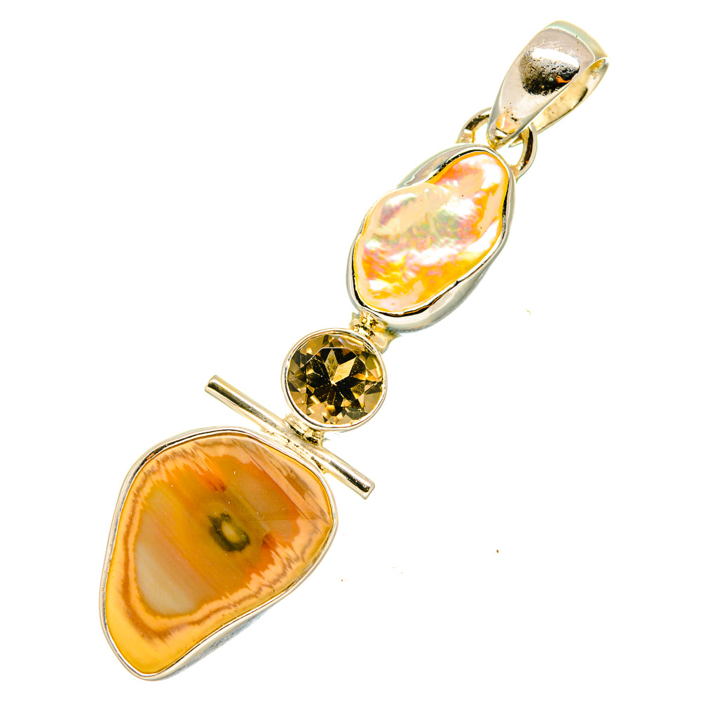 Willow Creek Jasper Pendants handcrafted by Ana Silver Co - PD4805