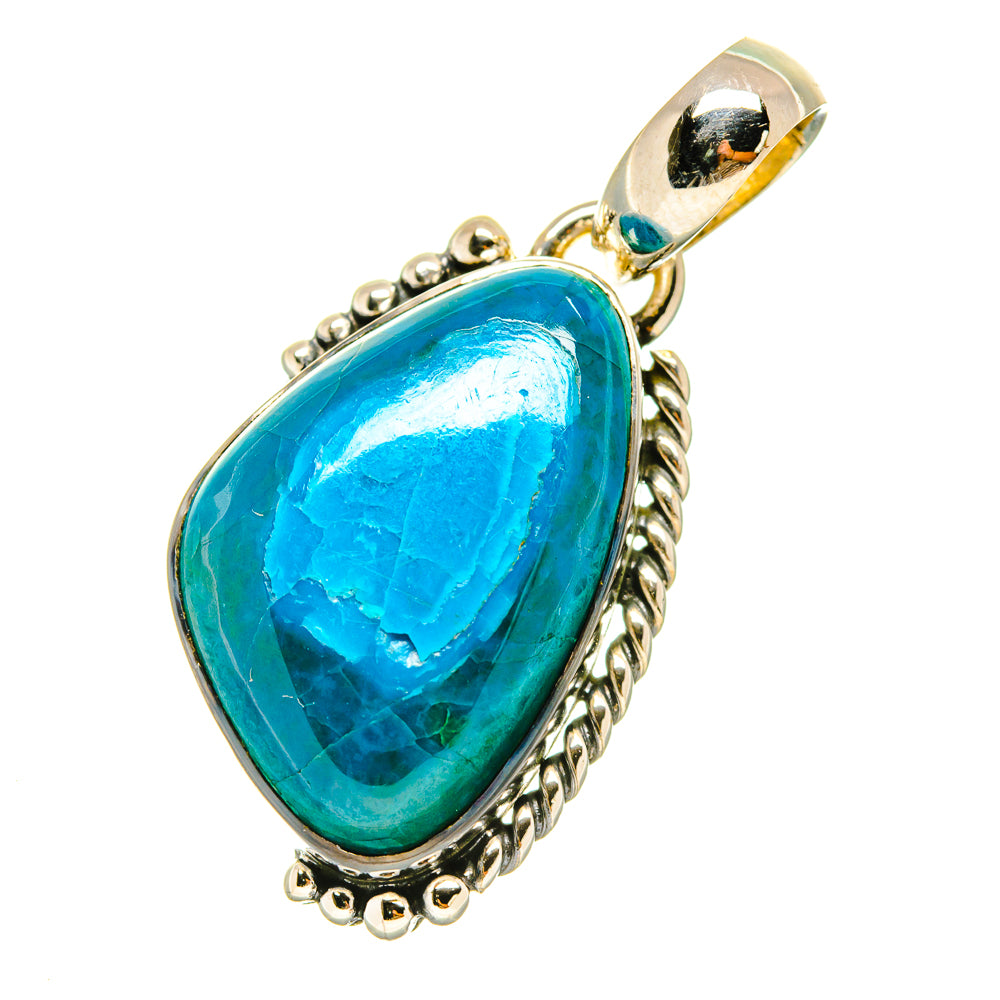 Chrysocolla Pendants handcrafted by Ana Silver Co - PD4846