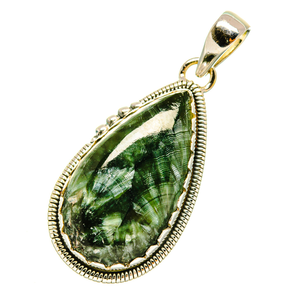 Seraphinite Pendants handcrafted by Ana Silver Co - PD4849