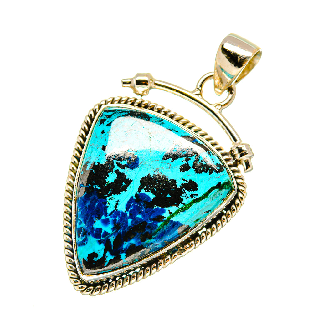 Shattuckite Pendants handcrafted by Ana Silver Co - PD4857