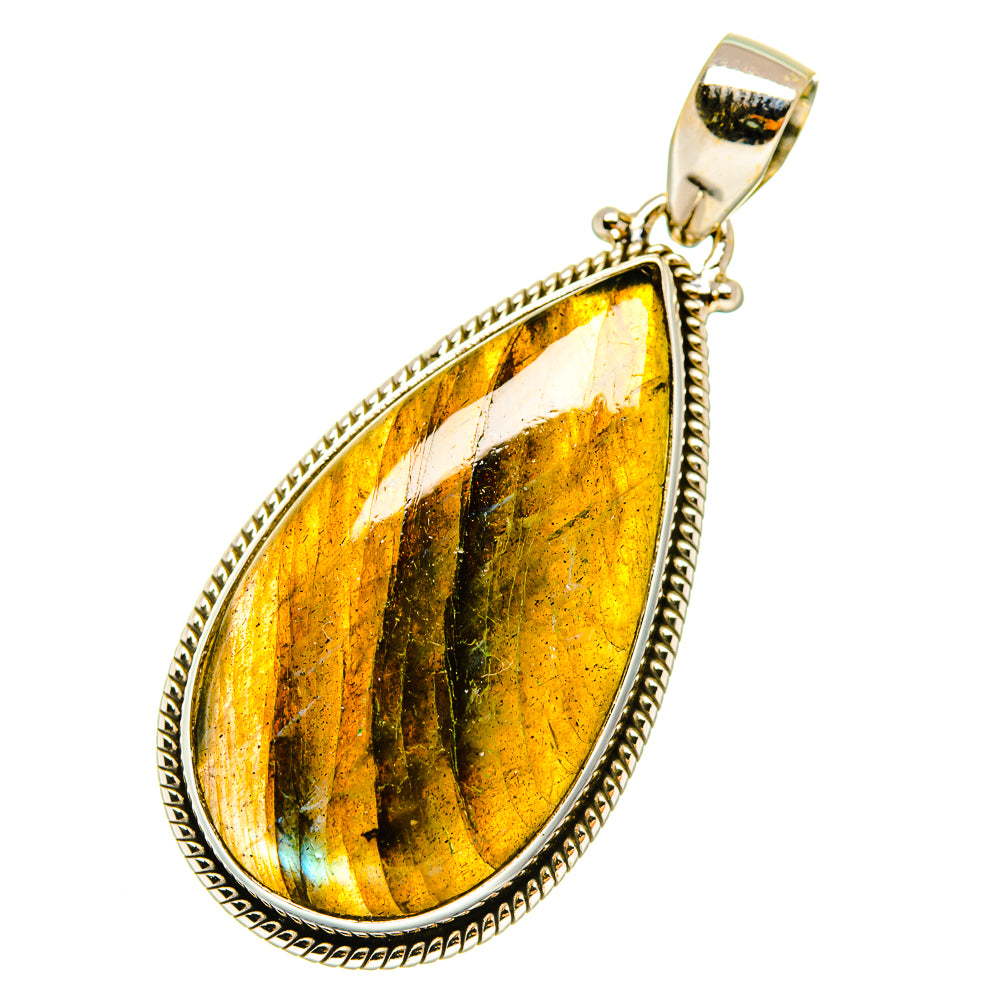 Labradorite Pendants handcrafted by Ana Silver Co - PD4875