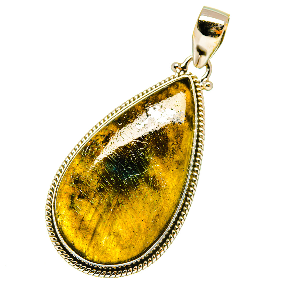 Labradorite Pendants handcrafted by Ana Silver Co - PD4877 - Photo 2