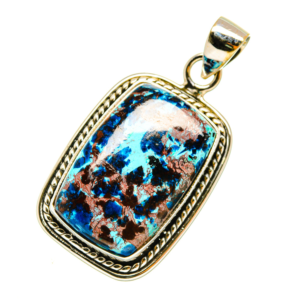 Shattuckite Pendants handcrafted by Ana Silver Co - PD4891