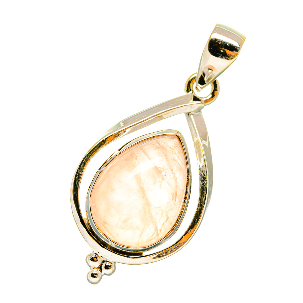 Rose Quartz Pendants handcrafted by Ana Silver Co - PD4932