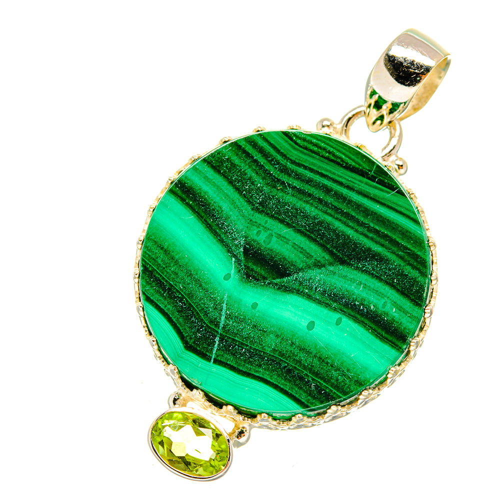 Malachite Pendants handcrafted by Ana Silver Co - PD4998
