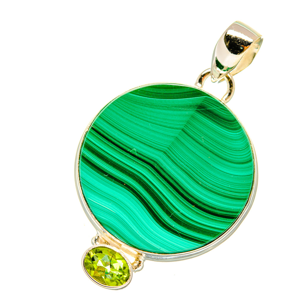 Malachite Pendants handcrafted by Ana Silver Co - PD4999
