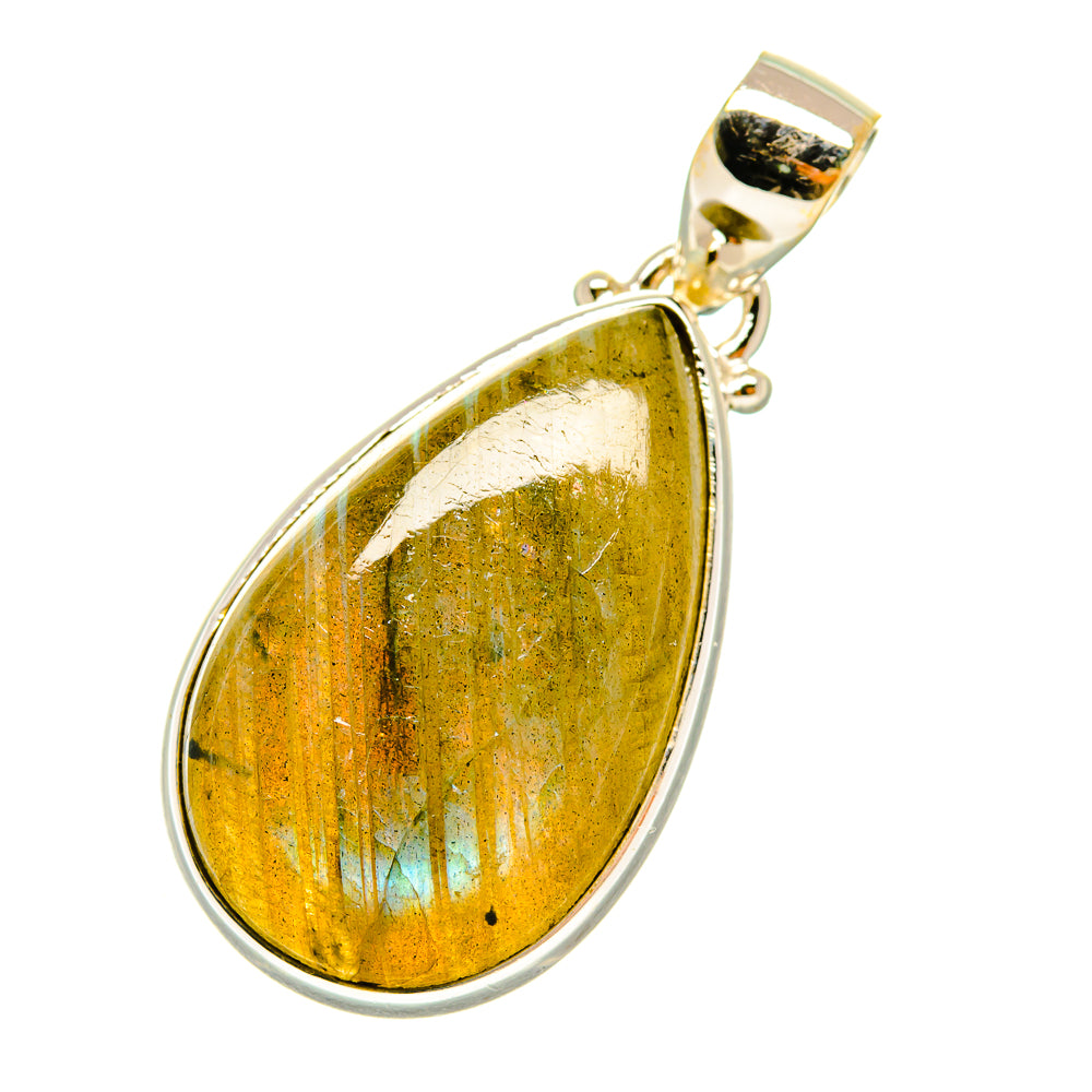 Labradorite Pendants handcrafted by Ana Silver Co - PD5003
