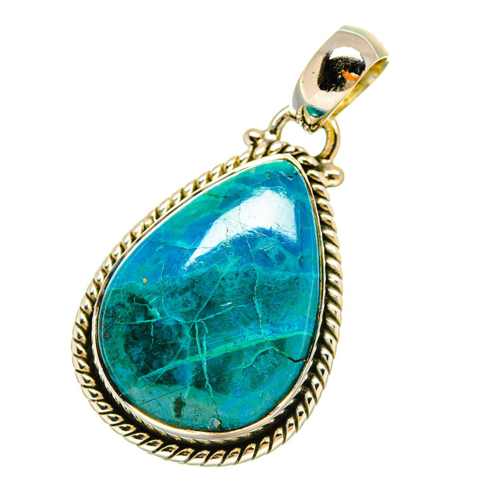 Chrysocolla Pendants handcrafted by Ana Silver Co - PD5033