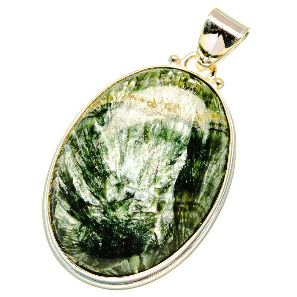Seraphinite Pendants handcrafted by Ana Silver Co - PD5034