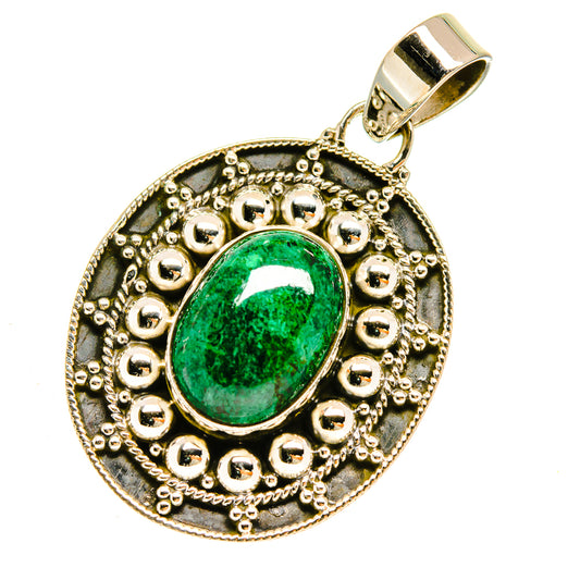 Chrysocolla Pendants handcrafted by Ana Silver Co - PD5053