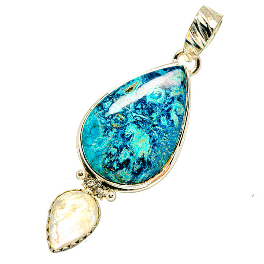 Chrysocolla Pendants handcrafted by Ana Silver Co - PD5063