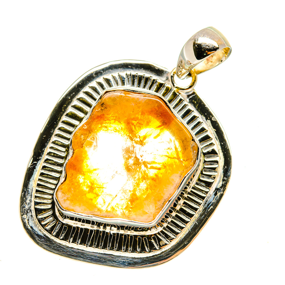 Citrine Pendants handcrafted by Ana Silver Co - PD5082