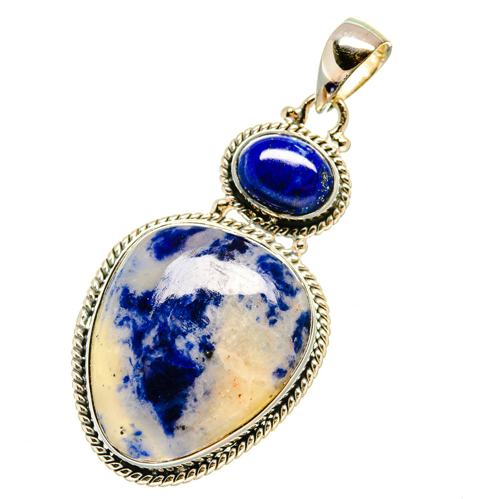 Sodalite Pendants handcrafted by Ana Silver Co - PD5089
