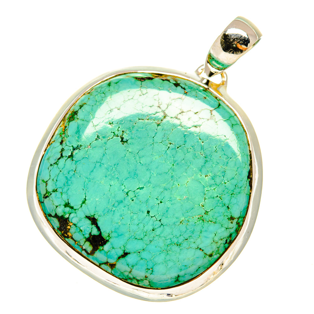 Tibetan Turquoise Pendants handcrafted by Ana Silver Co - PD5097