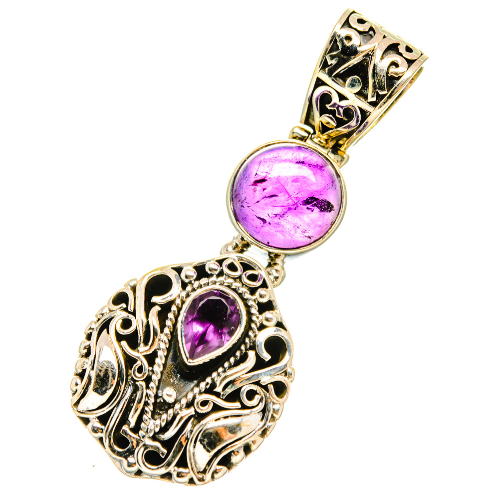 Amethyst Pendants handcrafted by Ana Silver Co - PD5117