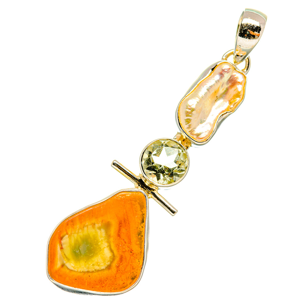 Willow Creek Jasper Pendants handcrafted by Ana Silver Co - PD5118