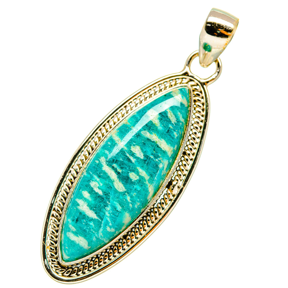 Amazonite Pendants handcrafted by Ana Silver Co - PD5132