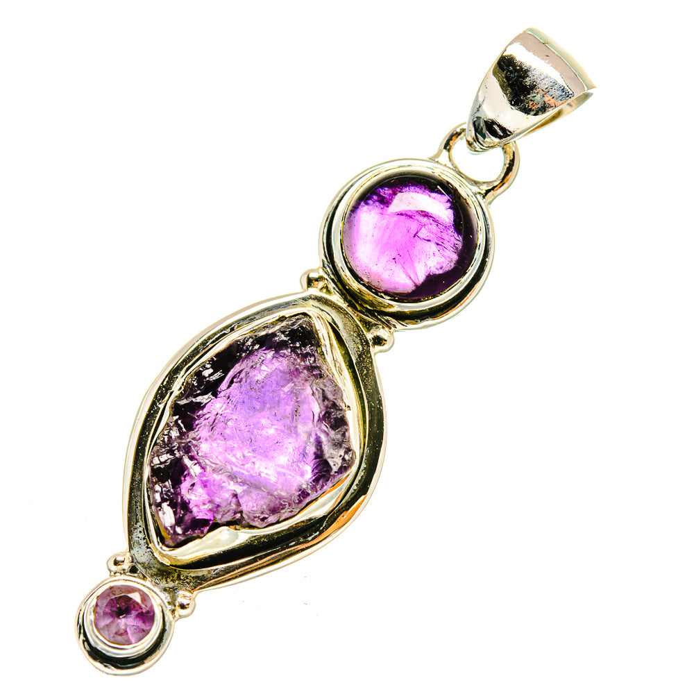 Amethyst Pendants handcrafted by Ana Silver Co - PD5138