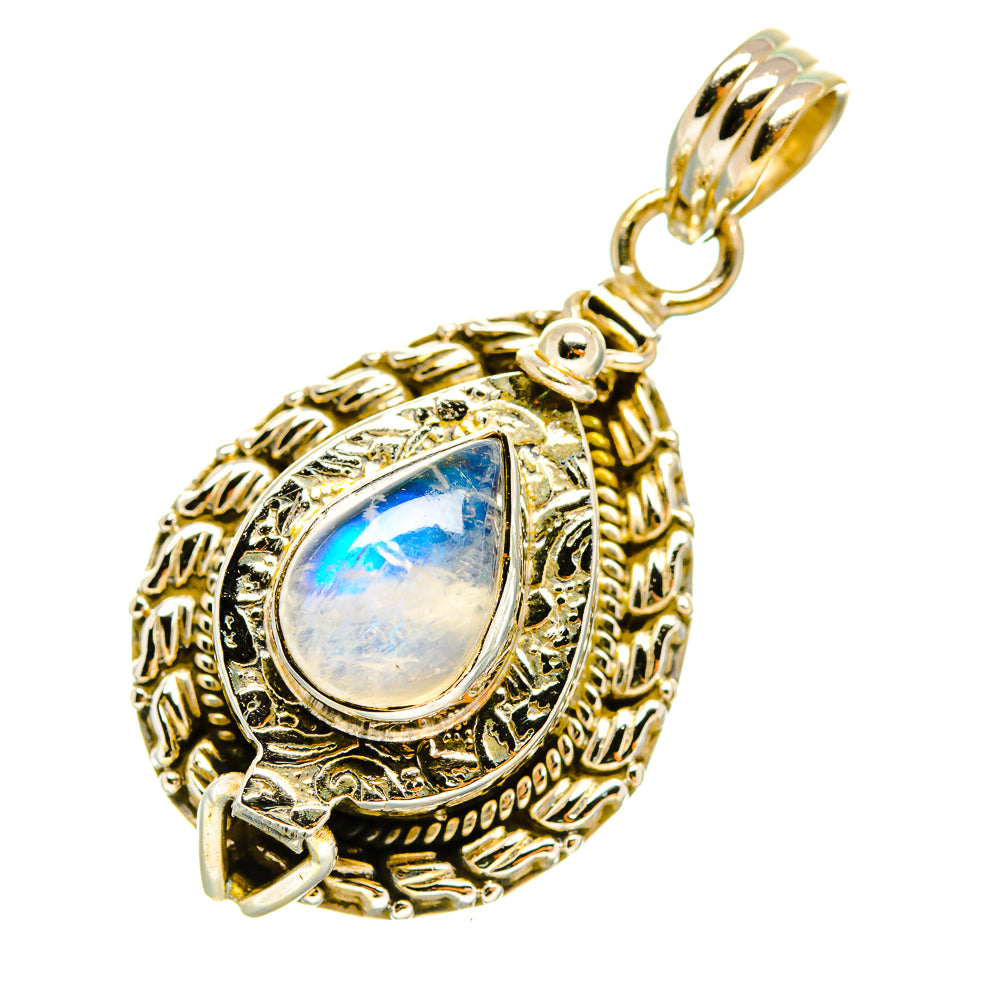Rainbow Moonstone Pendants handcrafted by Ana Silver Co - PD5175