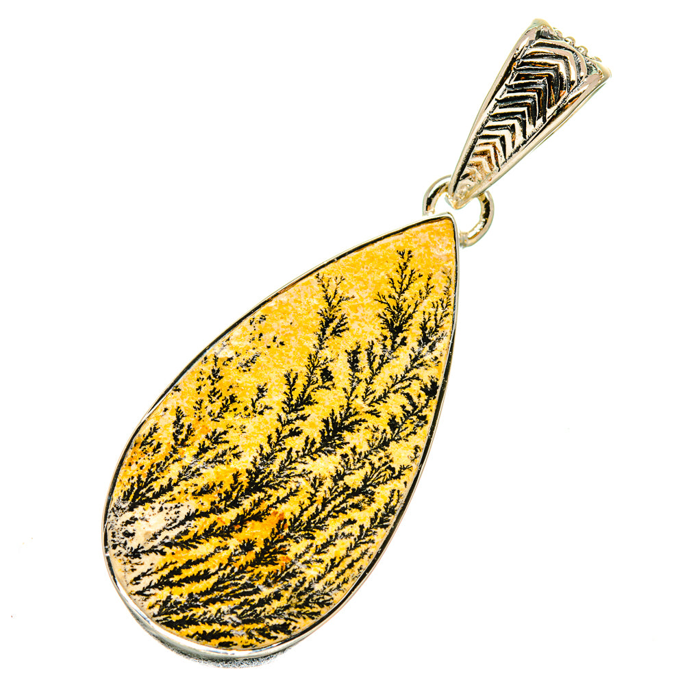 Germany Psilomelane Dendrite Pendants handcrafted by Ana Silver Co - PD5185