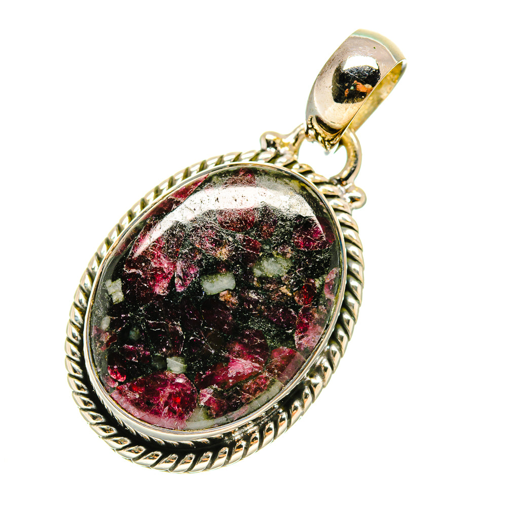 Russian Eudialyte Pendants handcrafted by Ana Silver Co - PD5196