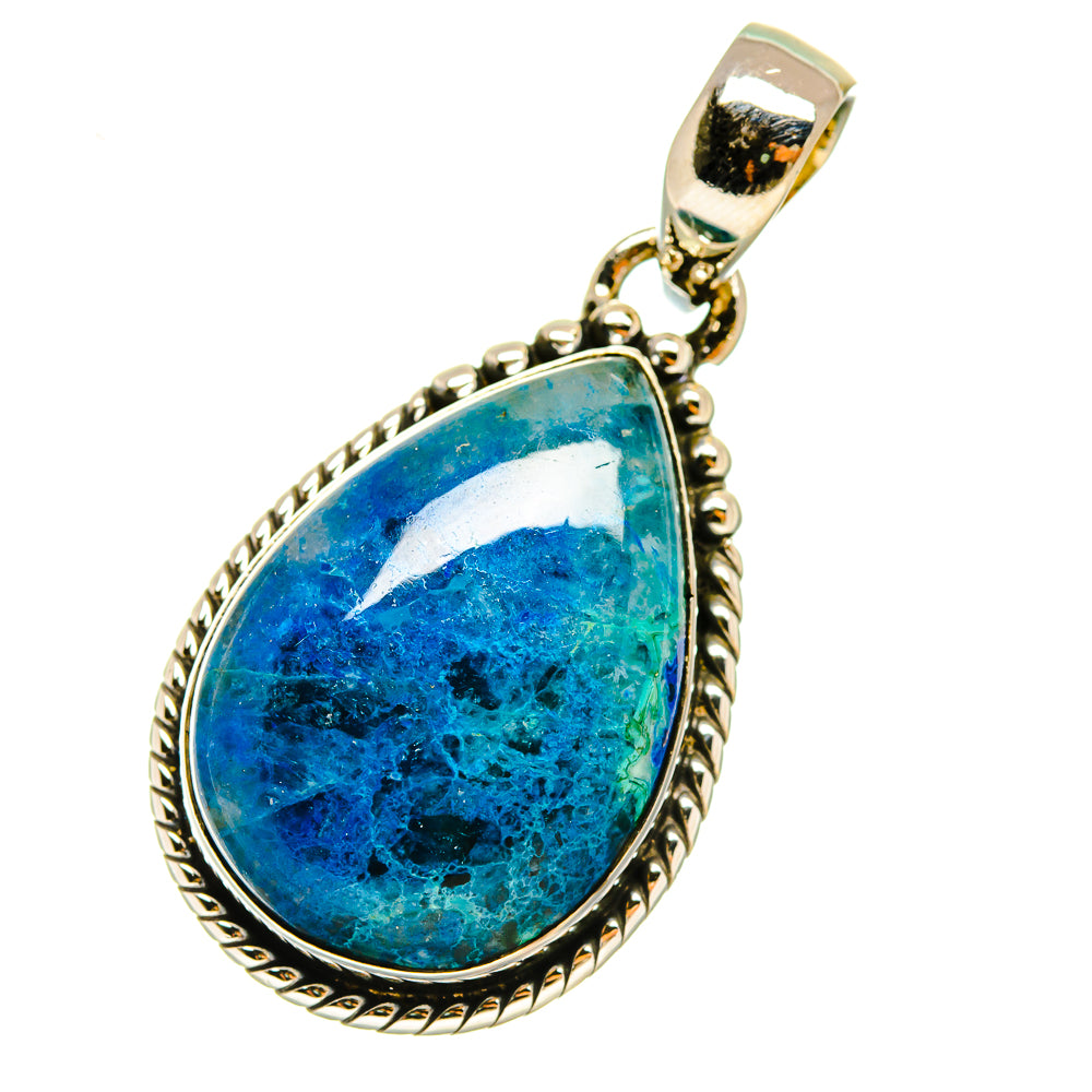Chrysocolla Pendants handcrafted by Ana Silver Co - PD5246