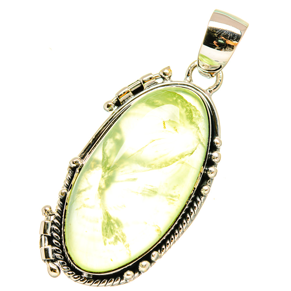 Prehnite Pendants handcrafted by Ana Silver Co - PD5248
