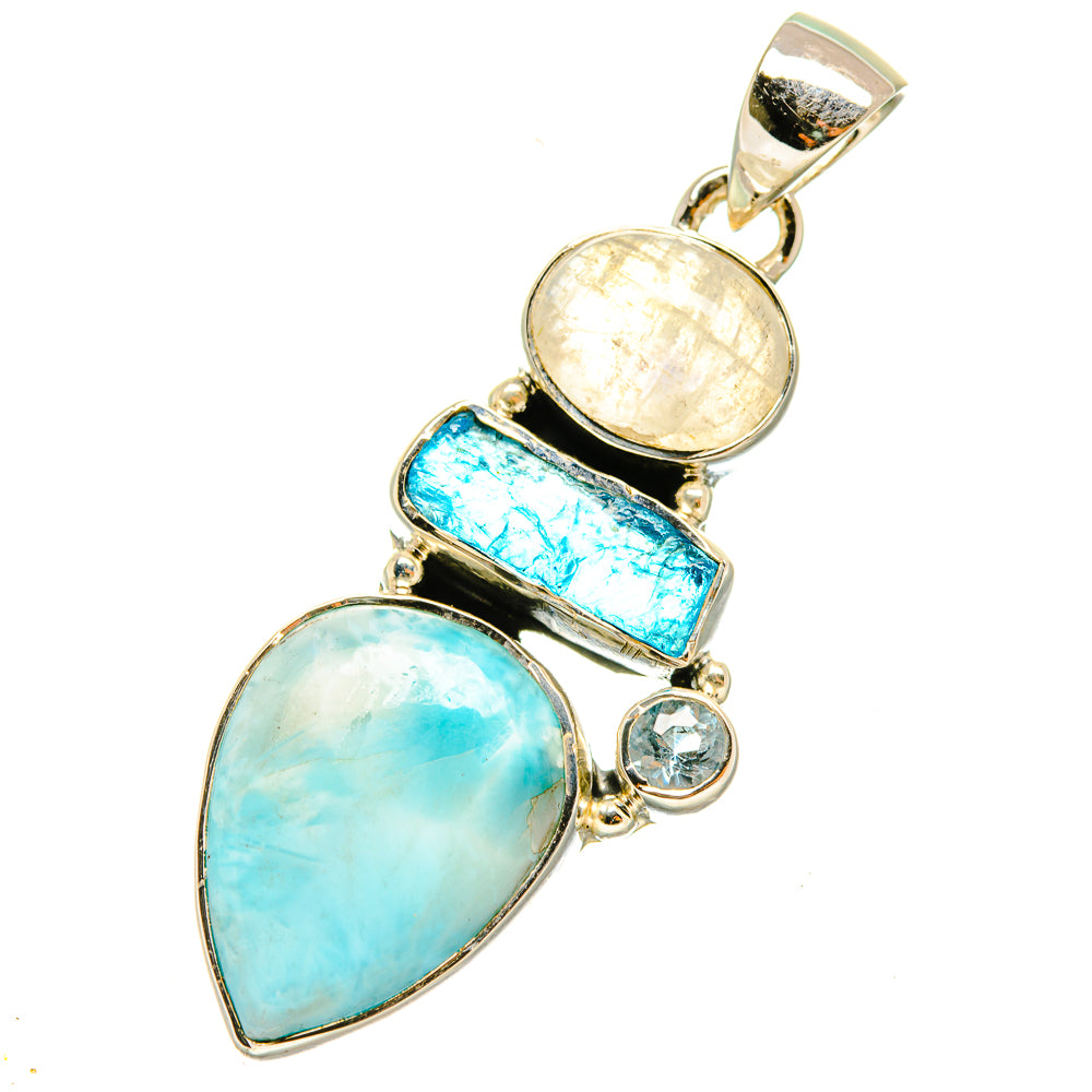 Larimar Pendants handcrafted by Ana Silver Co - PD5276