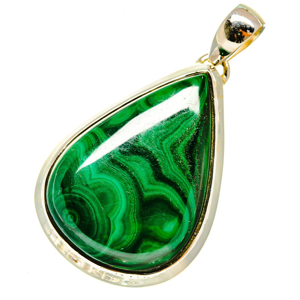 Malachite Pendants handcrafted by Ana Silver Co - PD5308