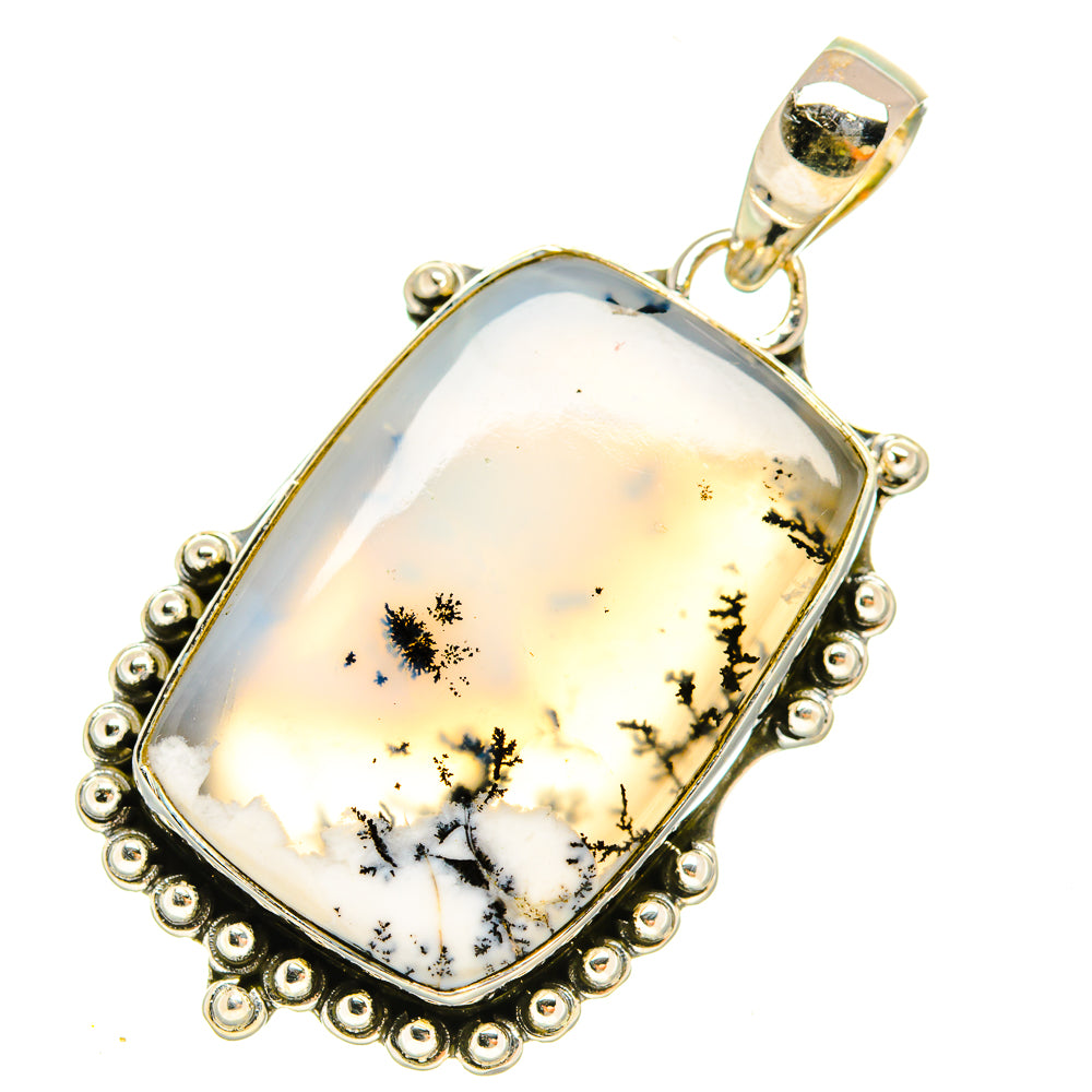 Dendritic Opal Pendants handcrafted by Ana Silver Co - PD5362