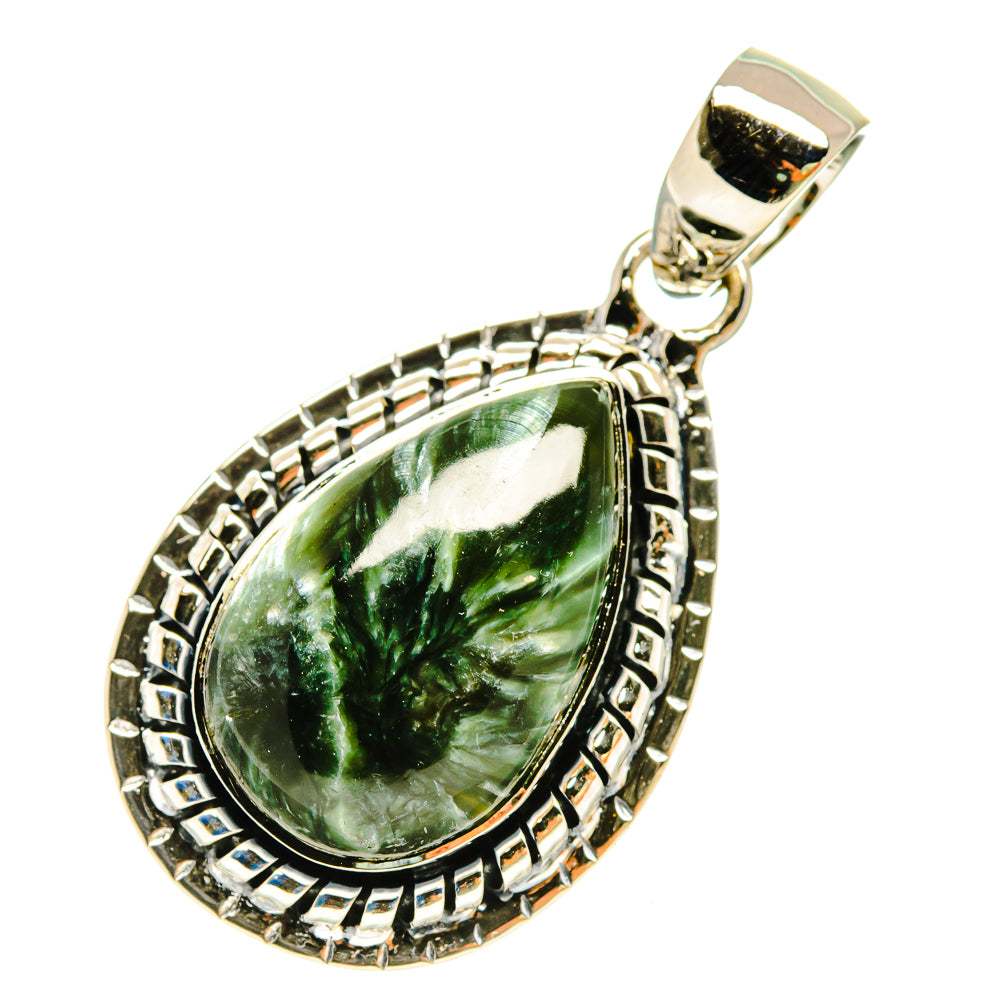 Seraphinite Pendants handcrafted by Ana Silver Co - PD5430