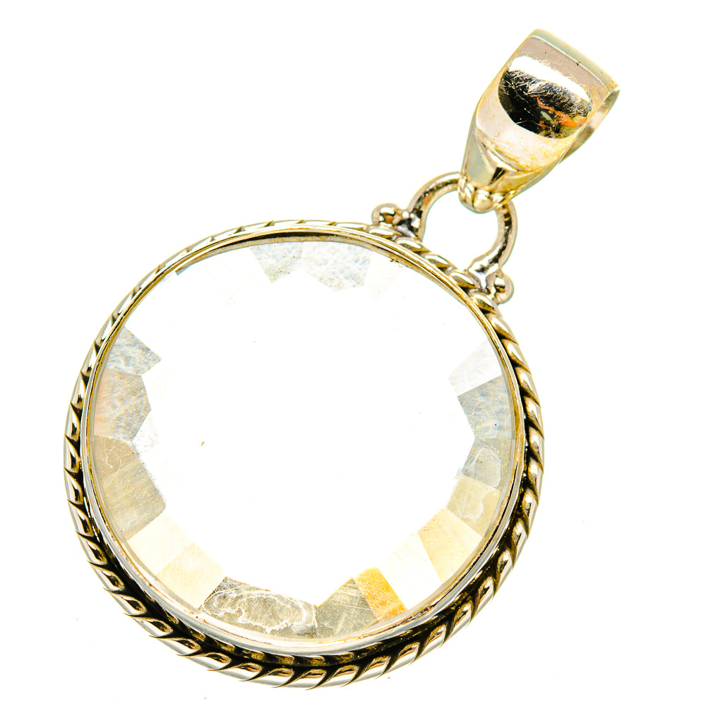 White Quartz Pendants handcrafted by Ana Silver Co - PD5483