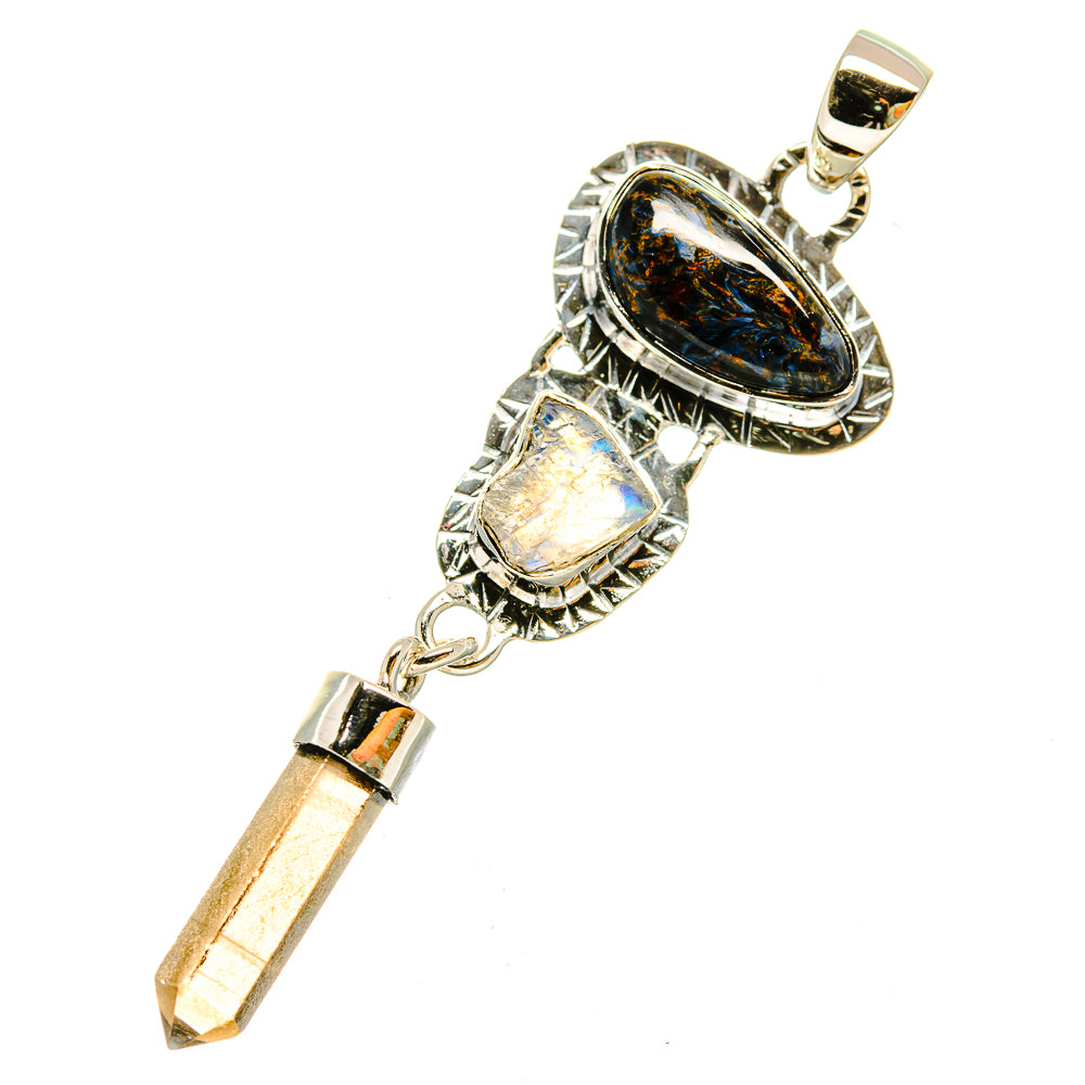 Pietersite Pendants handcrafted by Ana Silver Co - PD5544