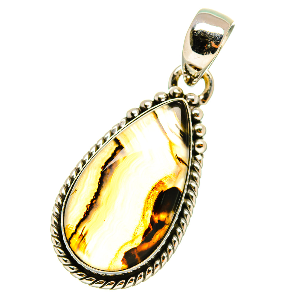 Montana Agate Pendants handcrafted by Ana Silver Co - PD5570