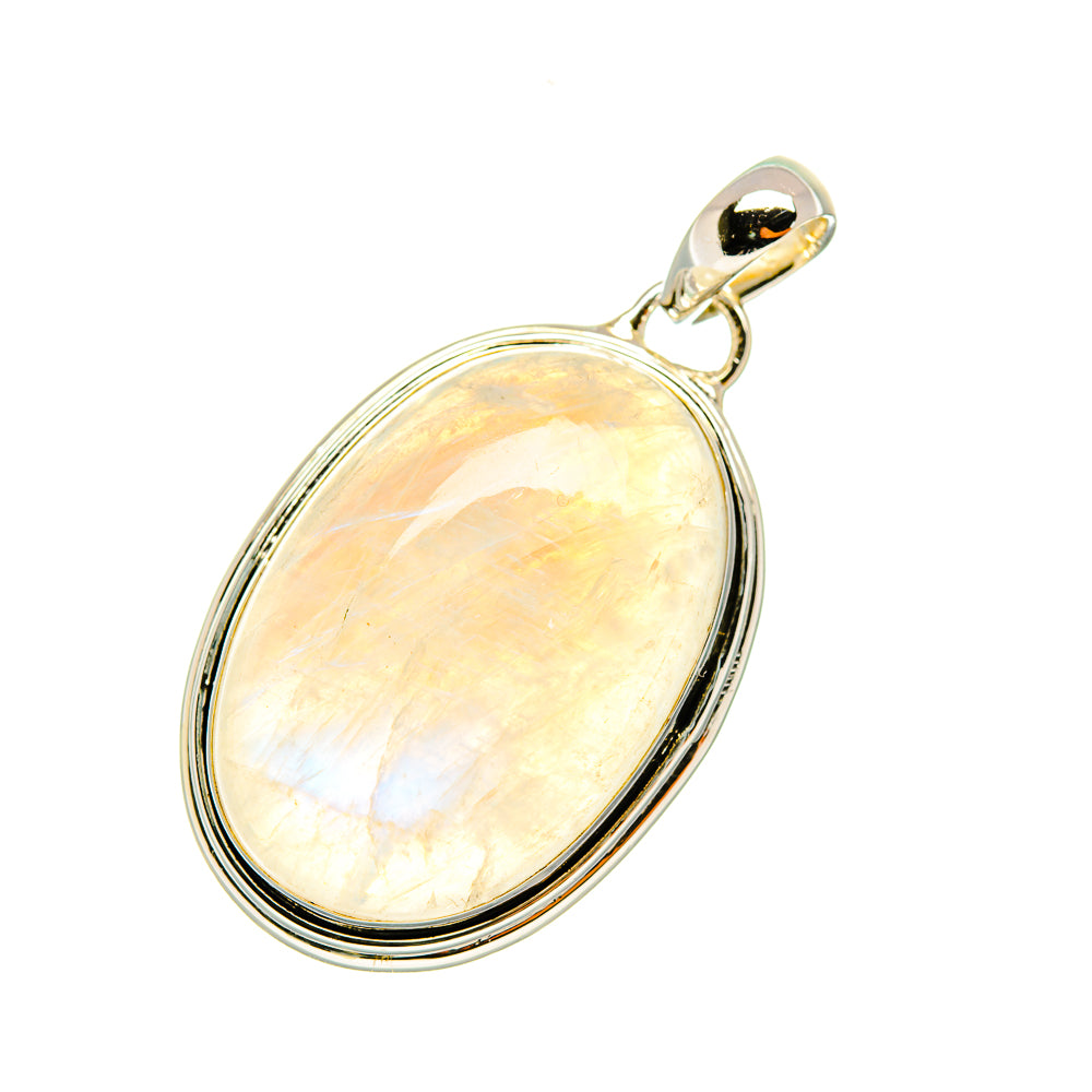 Rainbow Moonstone Pendants handcrafted by Ana Silver Co - PD5587
