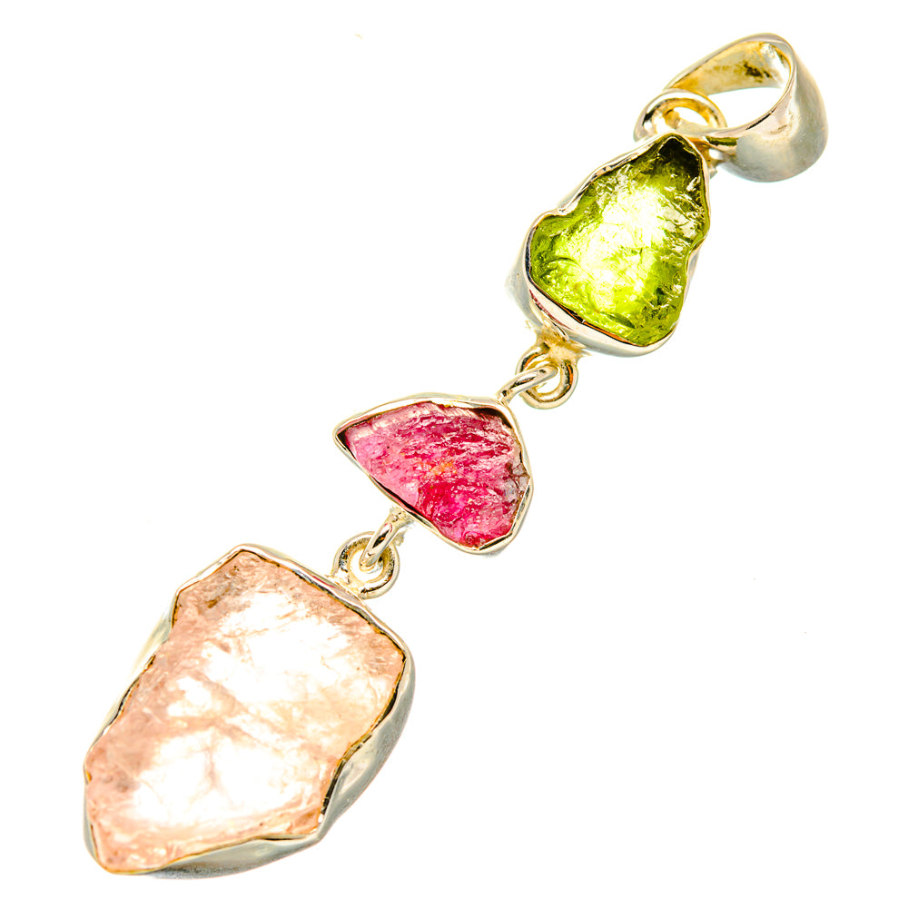 Rose Quartz Pendants handcrafted by Ana Silver Co - PD5639