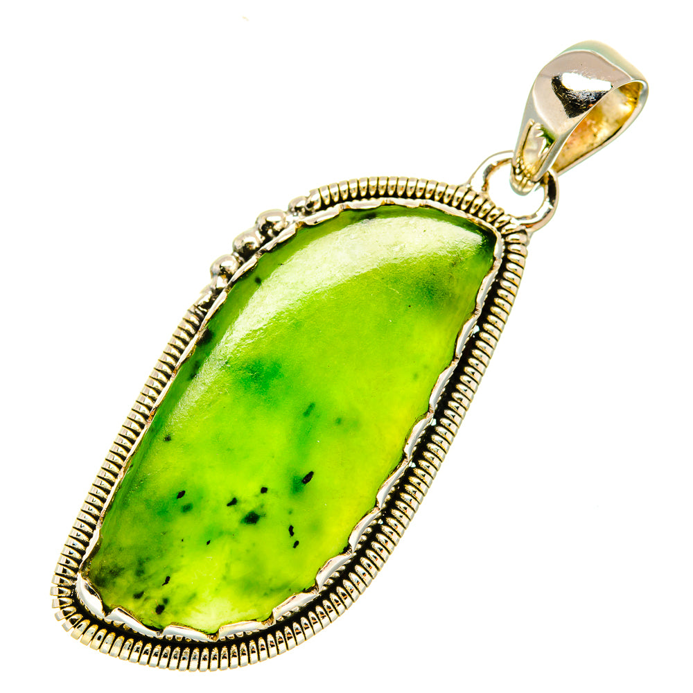 Nephirite Jade Pendants handcrafted by Ana Silver Co - PD5674